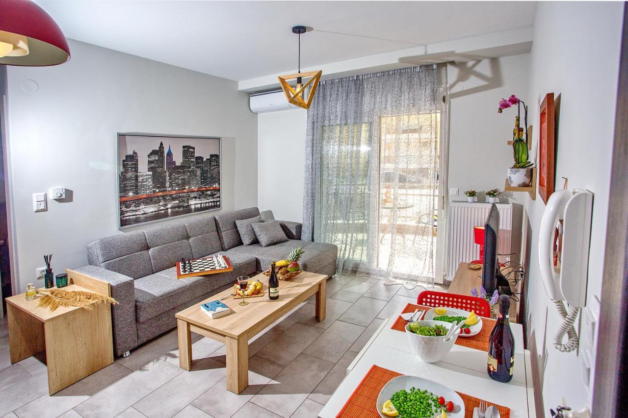 Sun & Sea Luxury Apartment Néa Péramos Εξωτερικό φωτογραφία